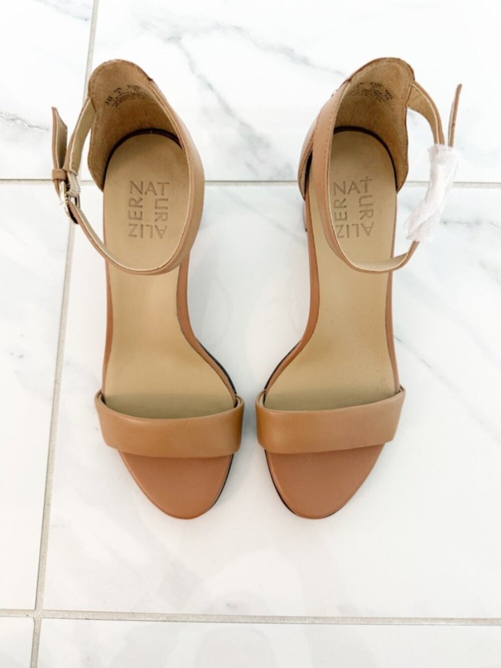 Naturalizer Vera Leather Ankle Strap Dress Sandals in Frappe 7M NWOT - Picture 3 of 12